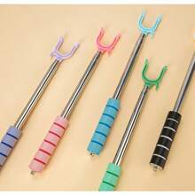 1 szt. Rozkładany wieszak na ubrania ze stali nierdzewnej, miniaturowy składany stojak do suszenia z rozszerzalną konstrukcją, wygodny do wieszania ubrań i suszenia prania