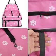 Larora 1 Pet Dog Car Booster Seat Basket, Portable Folding Basket, Suitable For Dogs And Cats Weighing Less Than 30 Pounds.