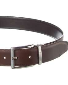 Bruno Magli Luca Reversible Leather Belt - màu đen - Xem 3