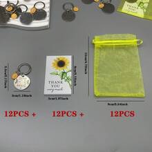 36 Peças/12 Conjuntos de Girassóis Motivacionais, "Você é Incrível!" "Você é Demais" Conjunto de Chaveiros de Presente, Aniversário, Formatura, Colheita de Outono, Ação de Graças, Natal, Presente de Feedback, Para Professores e Colegas como Agradecimento. O Conjunto Inclui 12 Chaveiros de Aço Inoxidável, 12 Cartões de Agradecimento com Folha Verde e 12 Sacos de Organza Branca Ideias de Presente Acessórios de Bolsa Cordões com Suporte de ID Acessórios de Carro Encantos de Bolsa