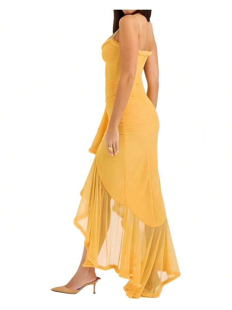 blue spaghetti strap maxi dress Sexy Long Simple Navy Blue Spaghetti Straps Prom Evening Dresses with –  misshow.com