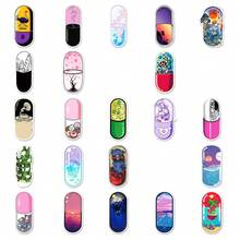 50pcs Cartoon INS Style Cute Capsule World Stickers, Creative Decorative Stickers For Desk, Cup, Tablet, DIY - Multicolor - View 6