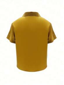 Women's Casual Short Sleeve Blouse, Suitable For Summer Vacation