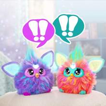 Hasbro Furby Purple, 15 Fashion Accessories, Interactive Plush Toys For 6 Year Old Girls & Boys & Up, Voice Activated Animatronic