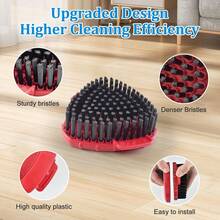 Mop Heads Replacements For O-Cedar RinseClean 2-Tank Spin Mop, Mop Replace Head For O Cedar, Spin Mop Heads For Ocedar Includes 3 Pack Mop Refills, 2 Upgrade Scrub Brush, 1 Mop Base For O-Cedar Mop - 適用於 Ocedar 沖洗清潔 2 罐 - 查看 4