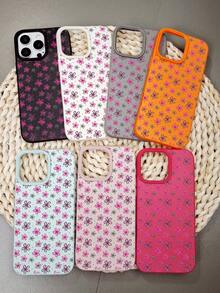 GALLAPLE Pink Floral Phone Case, Botanical Phone Cover, Aesthetic Blossom Design, Durable Protective Case,Compatible With IPhone 16 Promax 16 15 14 13 12 11 X XS XSMAX Plus Pro Case - Grey - View 10