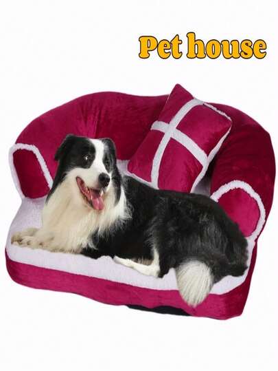 Thick Pet Bed, Dog Bed, Pet Mat, Dog Crate Mat, Pet Cushion, Suitable For Small/Medium/Large Dogs, Teddy, Golden Retriever, Cats, All Seasons