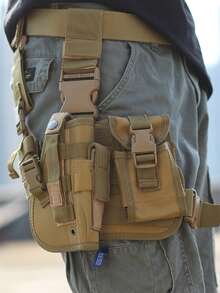 Bolsa táctica pequeña para deportes al aire libre; Funda protectora para cinturón; Camuflaje universal CS para mochila de camping de comercio exterior