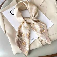 1pc Fashionable Scarf Neck Wrap, Accessory For Shirt, Bag, Neckerchief