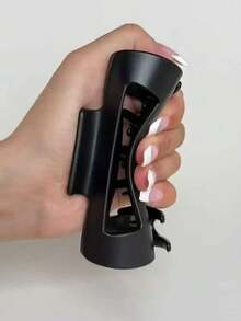 1 件柔软硅胶发夹重型抓握，防滑抓握，稳固固定，适合女士/男士 - 优雅黑色发夹/头带，适合日常、健身房、正式活动，无损取下，现代发夹，橡胶抓握秋季时尚爪夹秋季发饰发夹发夹适用于冬季度假装女士 - 彩色 - 查看 10