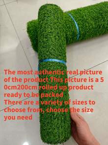 1pc High Quality Artificial Grass Turf, Fake Grass Carpet, Outdoor Artificial Grass Lawn, Luxury Realistic Indoor/Outdoor Grass Mat, Premium Visual And Tactile Experience, Suitable For Outdoor Garden, Patio, Yard, Lawn Decor, Outdoor Activities