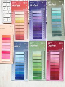 200pcs/Pack Colorful Transparent Index Sticky Notes, Office Supplies, Label Paper, Student Learning Supplies, Memo, Back To School Essential