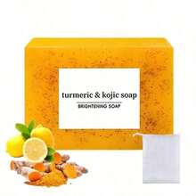 Turmeric Soap,Deep CleansingSoap,Moisturizing Soap For Face &Body,Body Wash & Soap For Women& Men Jabon Curcuma Body CareComfort Skin Care Skin Care Glow Recipe Skincare Skin Care Products Skin Care Sets - 黃色 - 查看 1