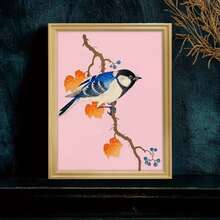 1pc 30*40cm(12*16inch)/40*60cm(16*24inch) Outer Framed Colorful Eclectic Wall Art Decor, Famous Artist Posters, Eclectic Room Decor Aesthetic, Vintage Minimalist Wall Decor, French Country Decor Plants Bohemian Wall Decor Bedroom Dormitory (L)Y - Gold - View 3