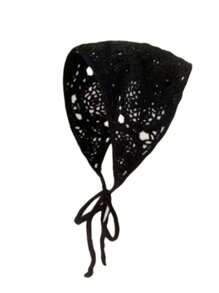 1 件韩国甜美辣椒钩针镂空三角围巾，可爱领带头带，适合旅行（手工编织草莓叶，数量随机）头巾头巾发巾，头巾秋冬发带发饰，适合女士度假装扮 - 彩色 - 查看 21