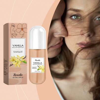 1pc 50ml Aroma Spray, Indoor & Outdoor Air Freshener, Long-Lasting Summer Fragrance, Blended Sweet Notes Of Vanilla, Coconut & Rose. Portable Design, Suitable For Fashionable Scenarios: Clothing, Wardrobe, Indoor, Outdoor, Home, Bathroom, Living Room, Office, Car, Hotel, Weddings, Birthdays, Christmas, Etc. Coconut Vanilla Aroma.