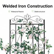 2 Panels 72in Tall Outdoor Garden Metal Trellis Climbing Plant Support Frame - 1 - View 8