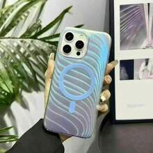 Advanced Magnetic Dynamic Color Changing Wave Pattern Case For IPhone 16, 15, 14, 12, 11 And Other Models Including Pro, Pro Max, And Plus Versions - Màu hỗn hợp 5 - Xem 1