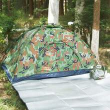 Carpa para camping al aire libre para 2-3 personas - Carpa portátil a prueba de viento e impermeable, ligera, fácil de montar, apta para todas las estaciones - Modelo talla grande vendido - Tienda de camuflaje para 2-3 personas - Ver 16