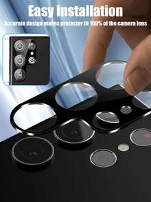 3 件相机镜头保护膜，丝网镜头保护膜，高清，防摔，防刮，兼容 Galaxy S20 FE/Galaxy S21 FE/Galaxy S23 FE/Galaxy S24 FE/Galaxy A02/A02S/Galaxy A03/A03S/Galaxy A04/A04s/Galaxy A05/Galaxy A15/Galaxy A23/Galaxy A24/Galaxy A25/Galaxy A31/Galaxy A34/Galaxy A35/Galaxy A50/Galaxy A50s/Galaxy A54/Galaxy A55/Galaxy A72/Galaxy S21/S22/S23/S24 Ultra/S25 Ultra/Galaxy Z Fold7/Galaxy Z Flip7 适用于日常防护、办公、家用镜头保护膜手机相机盖防水防震防摔防刮 - 黑色 - 查看 4