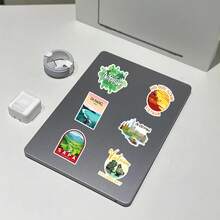 50pcs Vietnamese Cuisine Spring Roll Cartoon Creative DIY Luggage Notebook Decorative Stickers - Multicolor - View 10