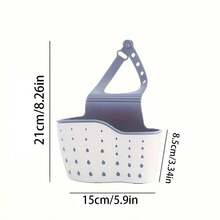 Sink Drain Basket Hanging Bag, Kitchen Faucet Sponge Storage Rack, Vegetable Washing Sink Non Perforated Storage Hanging Basket, Breathable And Mold Proof Kitchen Sink Storage Basket