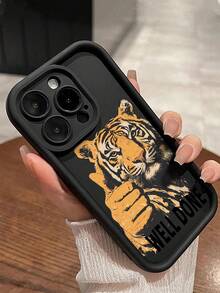 Minimalist Illustration Phone Case, Suitable As Birthday Or Holiday Gift For Friends, Family, Couples, Shockproof Protective Cover, Matte Soft Shell With Full Body Protection, Dust-Proof And Waterproof, Compatible With IPhone 16/15/14/13/12/11/Pro/ProMax/X/XR/XS/XSMax/7/8/PLUS And Models, Also Compatible With Oppo/Vivo/Infinix - Multicolor - View 3