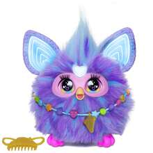 Hasbro Furby Purple, 15 Fashion Accessories, Interactive Plush Toys For 6 Year Old Girls & Boys & Up, Voice Activated Animatronic