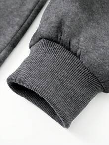 WASSUP OTHER Herren Jacke, Frühling/Herbst Herren Reißverschluss Kapuzenjacke, modisch bequeme Lässig Jacke, Fleece Alltagsjacke vielseitig einsetzbar