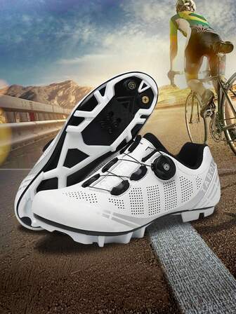 Professional MTB Unisex Cycling Shoes For Men And Women,Mountain Bike Cycling Bike Boots Athletic & Outdoor Shoes Racing Speed Sneakers Trail Mountain Bicycle Footwear,Anti-Slip And Wear-Resistant,Lightweight And Comfortable,Fashion Walking Outdoor Bike Shoes