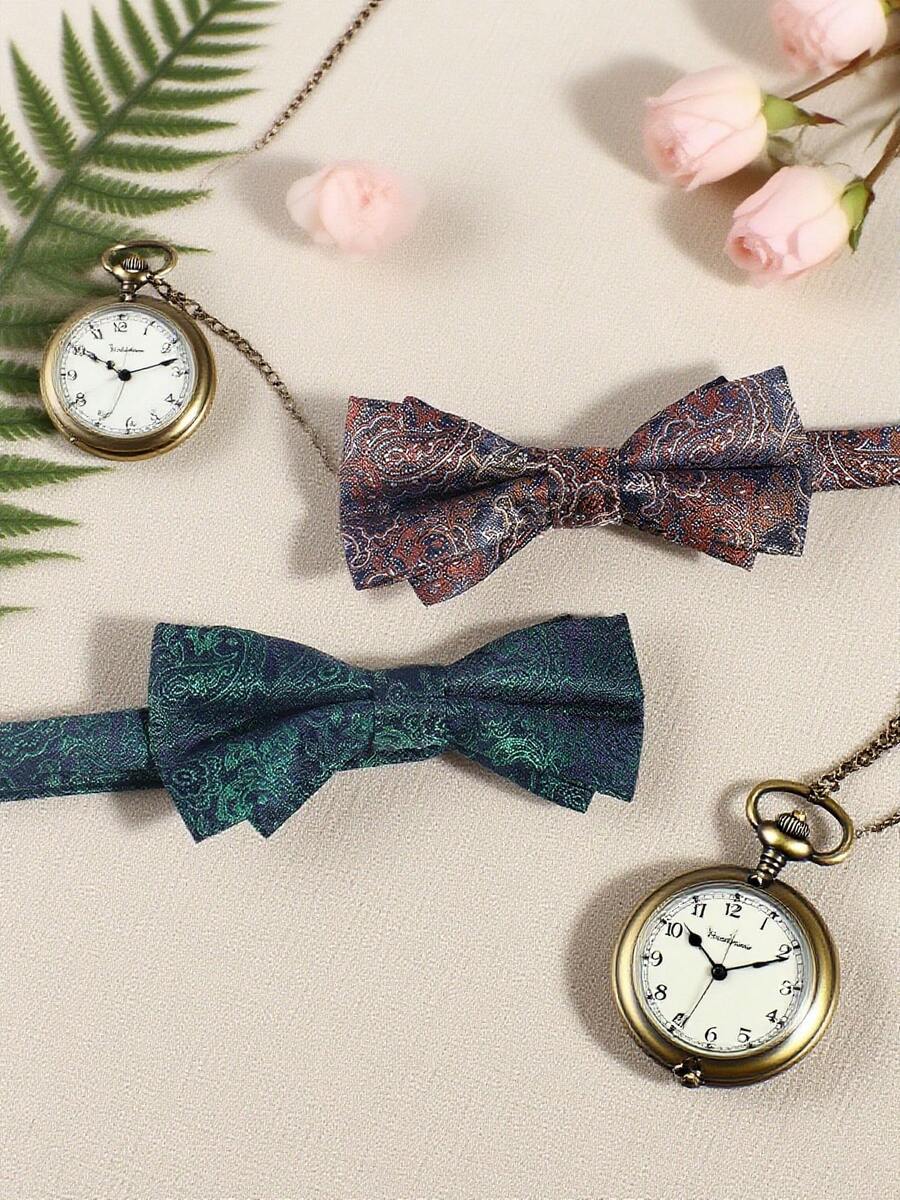 1 Stück Herren Mode Business Stil Cashew Muster Fliege, geeignet als Geschenk und für den täglichen Gebrauch, ganzjährig