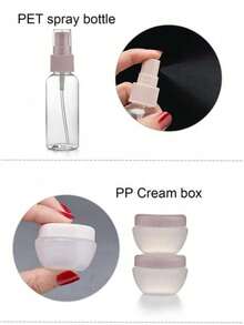 Travel Refillable Bottle Set Spray Lotion Shampoo Shower Gel Tube Bottling Cosmetic Empty Liquid Container Portable Tool Refill Travel Essentials Travel Organizer For Beach Summer Vacation Back To School Back To School Supplies