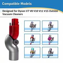 适用于戴森 V7 V8 V10 V11 V15 吸尘器的快速释放顶部底部适配器零件低位适配器备用零件配件