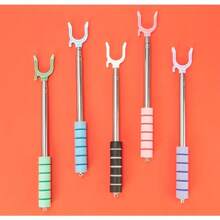 1 szt. Rozkładany wieszak na ubrania ze stali nierdzewnej, miniaturowy składany stojak do suszenia z rozszerzalną konstrukcją, wygodny do wieszania ubrań i suszenia prania