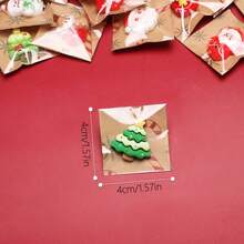 Magnesy na lodówkę z serii świątecznej (w tym magnesy), dekoracyjne magnesy świąteczne, indywidualnie pakowane magnesy na lodówkę z motywem świątecznym, dekoracyjne ozdoby świąteczne, odpowiednie na małe prezenty świąteczne dla rodziny, przyjaciół i kolegów z klasy.