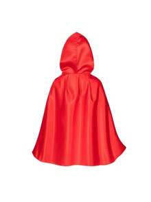 Áo choàng Halloween kiểu anime, có mũ trùm đầu, buộc dây, một lớp màu đỏ, phù hợp với mọi loại trang phục lễ hội. - áo choàng - Xem 7