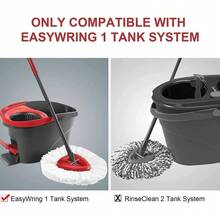 Spin Mop Base For /Ocedar EasyWring Microfibre Spin Mop 1 Tank System Rotating Triangle Mop Heads Refill Plastic Cover Replacement Accessories