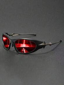 1 par de gafas de moda con montura de piloto para hombres, con bisagras de metal, adecuadas para vacaciones, viajes, playa, conducción, vacaciones y uso diario