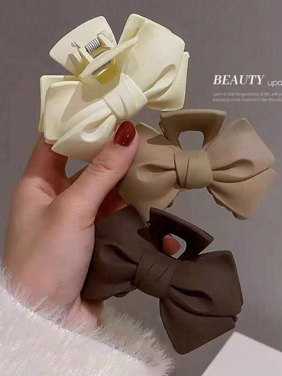 1/4 piezas Pinza de pelo de mariposa de unicolor elegante para mujeres, accesorios para el cabello, accesorios de belleza, accesorio para cabello rizado, para mujeres, otoño, viaje, accesorios para mujeres, cosas para el cabello, otoño, cabello, para mujeres, viaje, mujeres, accesorio para el cabello, herramientas para el cabello, accesorios de belleza, regalos, viaje, regalos para mujeres, cosas para el cabello, relleno de calcetines para adultos, accesorios para mujeres, relleno de calcetines, accesorio de cabello de mayoría de edad, ideas de regalo para mujeres, rellenos de calcetines de belleza, regalos para mujeres, clips para el cabello de playa - Multicolor - Ver 1