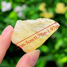 天然黄水晶石 - 大型原始晶体，金黄色至琥珀色色调，适用于珠宝制作、家居装饰、抛光、翻滚、打磨 - 未抛光天然宝石水晶珠，适用于珠宝制作、装饰水晶、半透明宝石、光滑纹理宝石 - 黃色 - 查看 4