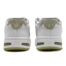 Under Armour Court 96 Suede Cushioned Low-Top Women Casual Commuting Skateboard Shoes 3028766-102 - White/Green - View 4