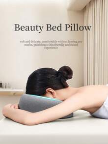 专业美容枕：符合人体工学的记忆棉面部靠垫，适用于美容院床和按摩床。柔软亲肤的面料带来奢华触感，结构坚固耐用，不易变形。高级美容院记忆棉枕 - 彩色 - 查看 8