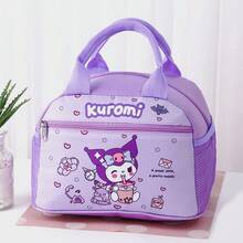 Sanrio 1pc Sanrio Lunch Bags Lunch Box Bags Lunch Bag Student Insulation Bag Cute Cartoon Tote Bag Portable Large Storage Bag Zipper Closure With Double-Sided Pocket Reusable Durable Nylon Fabric Insulation And Fresh-Keeping Back To School Must Be Suitable For Students To Work, Family Daily Commuting, Dinner, Outdoor Picnic Can Be Used As Birthday Gifts, Holiday Gifts., Home Decor, Party & Christmas Storage