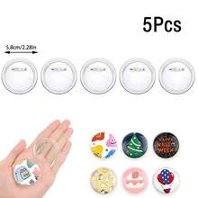 5/10/15/30pcs-DIY Badges Kit Button,Pins Clear Acrylic Design,Transparent Button Pins,Clamshell Button Pin Badges, Campus Name Display Frame, Photo Buttons For Crafts Supplies, Festivals Decorate Craft Supplies,Mini Clothing Crafts Transparent Pin, DIY Photo Button Make Your Own Button, Button Making Supplies - Multicolor - View 24