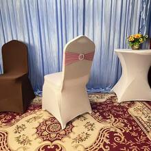 99pcs Milk Velvet Fabric +9 Colors Elastic Lycra Spandex Stretch Chair Strap Sashes Bands Bows Ties With Buckle Universal Fit, For Chair Covers And Tablecloth Decor, Suitable For Weddings, Banquets, Birthday Parties, 29 Other Scenarios - 淺粉紅色 - 查看 5