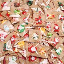 Magnesy na lodówkę z serii świątecznej (w tym magnesy), dekoracyjne magnesy świąteczne, indywidualnie pakowane magnesy na lodówkę z motywem świątecznym, dekoracyjne ozdoby świąteczne, odpowiednie na małe prezenty świąteczne dla rodziny, przyjaciół i kolegów z klasy.