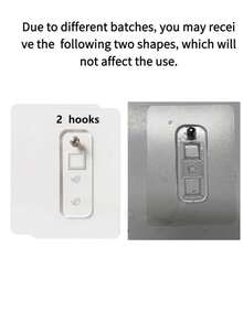 1pc/2pcs Wall Mounted Shower Rack, Large Capacity, Aluminum Alloy, No Drilling Required For Installation, Stick-On Bathroom Shower Rack, Floating Shelf For Bathroom And Kitchen, Storage Rack, Space Saving, Easy To Install, For Storing Toiletries, Cosmetics And Sundries, Toilet, Bathroom, Dressing Table, Shower Room Bathroom Accessories Bathroom Tools