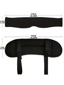 Adjustable Travel Head Support Strap, Airplane Neck Pillow Microbeads Neck Pillow Travel Head Support Neck Pillow, For Airplane Seat Headrest Strap - Comfortable Adjustable Travel Pillow, Travel Pillow And Eye Mask, Easy To Connect Headrest Support, Suitable For Airplane/Car/Train, Ergonomic Microbeads Travel Neck Pillow Travel Essentials Vacation Holiday Sleep Mask - Black - View 8