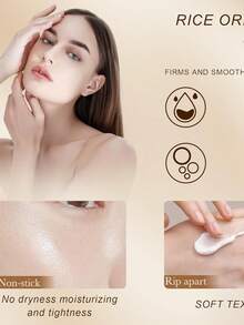 Kit de rutina facial de arroz y ácido hialurónico Bioaqua cuidado intensivo piel hidratante antioxidante antiedad restaurador limpieza completa belleza rutina avanzada cosméticos coreanos - Protector+Mascarilla - Ver 6