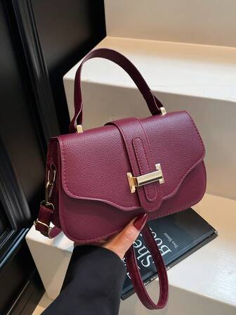 French Retro Square Bag, 2025 Summer New Unique Chic Luxury Crossbody Shoulder Bag, For Commuting